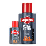 خرید و قیمت و مشخصات پک 2 عددی شامپو مو آلپسین Alpecin مدل Caffeine C1 حجم 250 + 75 میلی لیتر در زیبا مد